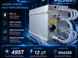 Bitmain Antminer S21j XP Hydro 495T 5940W SHA256 Bitcoin Miner S21j XP Hyd 495Th/s BTC BCH