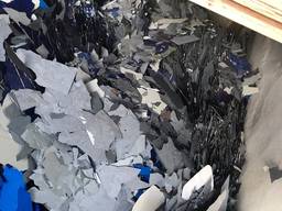 Blue and Gray wafer scrap