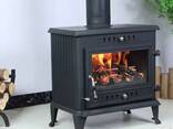 Low Smoke Emission Iron Wood-Burning Fireplace Chamber Stove - photo 1