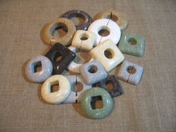 Decorative pipe covers, single (artificial stone)
