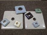 Decorative covers/rosettes for pipes, single. Artificial stone - photo 1