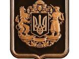 Деревянный резной Герб Украины - фото 5