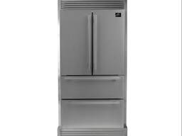 Forno MOENA 36" French Door 19.2 cu. ft. Stainless Steel Refrigerator with Grill Trim