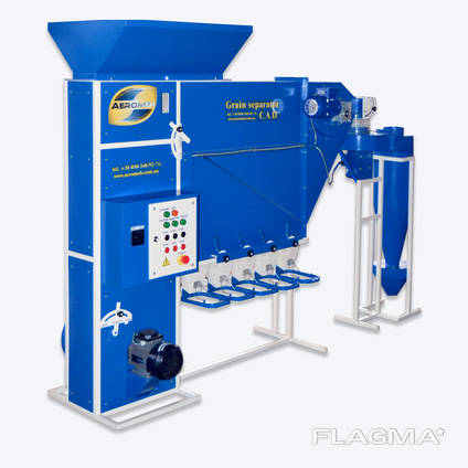 Grain cleaning machine Aeromeh CAD-4 with cyclone