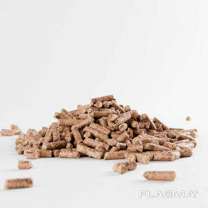 High-quality wood pellets.