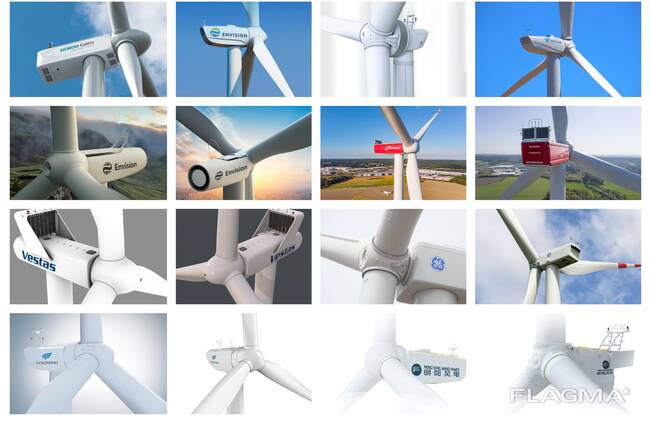 Industrial wind turbines