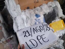 Ldpe film 98% cleane white industrial ldpe
