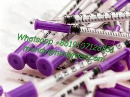 Medical 0.5 ml pink insulin injection syringe with 29G needle for diabetics