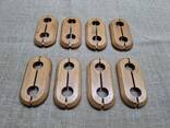 Decorative covers for heating pipes, double, wooden - photo 6