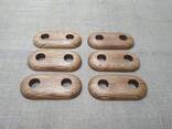 Decorative covers for heating pipes, double, wooden - photo 14