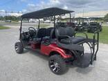 New 2022 E-Z-Go Express L6 72V Electric Inferno Red - photo 3