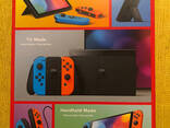 Nintendo Switch Console Oled Blue Red JoyCon - photo 1