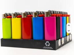 Custom Logo Cheap Plastic Disposable Lighters Classic Design USA Flint Gas for Smoking