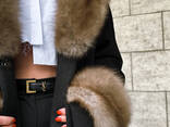 Coat with marten fur - photo 3