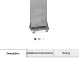 Panel Mobile Stackable Bin Organizer - 36 x 71” - photo 2