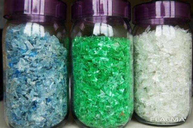 Plastic Pet Bottle Crushed Flakes
