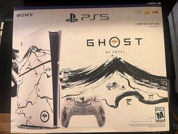PlayStation 5 Slim System Console - Ghost of Yotei Black Limited Edition Bundle