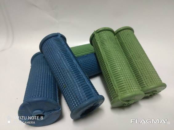 Rubber fitness grips