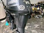 Slightly Used Yamaha 15HP 4-Stroke Outboard Motor Engine - photo 1