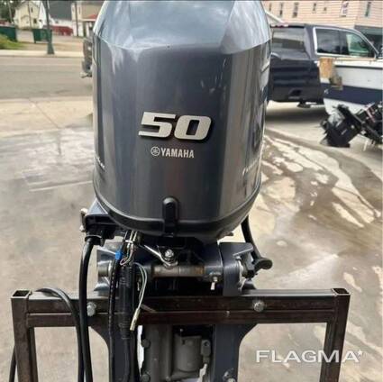 Slightly Used Yamaha 50HP 4-Stroke Outboard Motor Engine