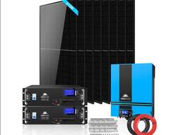 SunGoldPower Off-Grid Solar Kit 6500W 48VDC 120VAC LIFEPO4 10.24 kWh Lithium Battery