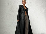 Trench coat made of genuine leather - photo 1