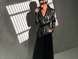 Trench coat made of genuine leather - photo 3