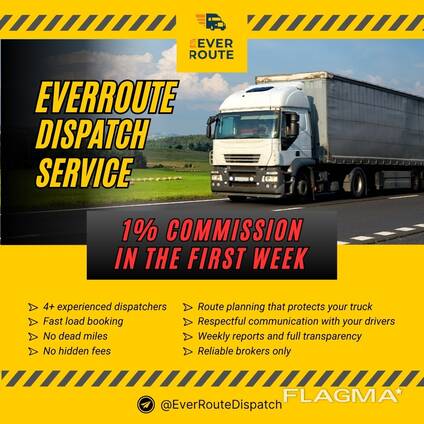 Truck dispatching service in the USA | only 1% for first week