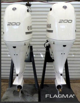 Used Yamaha 200 HP 4 Stroke Outboard Motor Engine