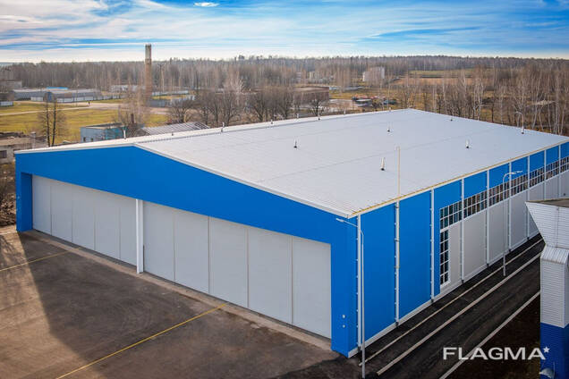 Возведение складов и ангаров из сэндвич-панелей