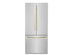 ZLINE 36" Built-In 3-Door French Door Refrigerator with Internal Water and Ice Dispenser i